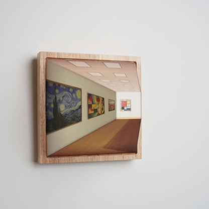 BowLift 3D Glasses-Free Optical Illusion Wall Lamp & Night Light — Gallery-Style Illumination