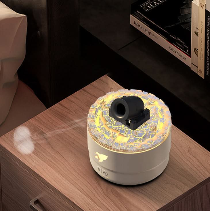 LZINA™ | Lava Cannon Humidifier Aroma Diffuser with Mist Night Light