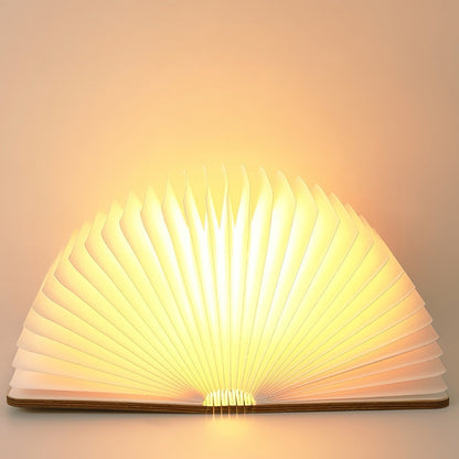 BowLift Wood Book Lamp - Cozy Desk Reading Light for Study, Gift, and Home Decor