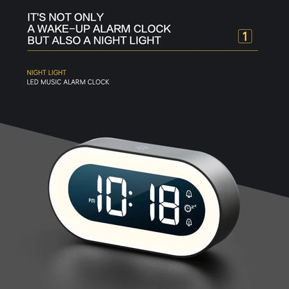 LZINA™ | Digital Alarm Clock with Night Light - Lumino