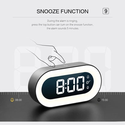LZINA™ | Digital Alarm Clock with Night Light - Lumino