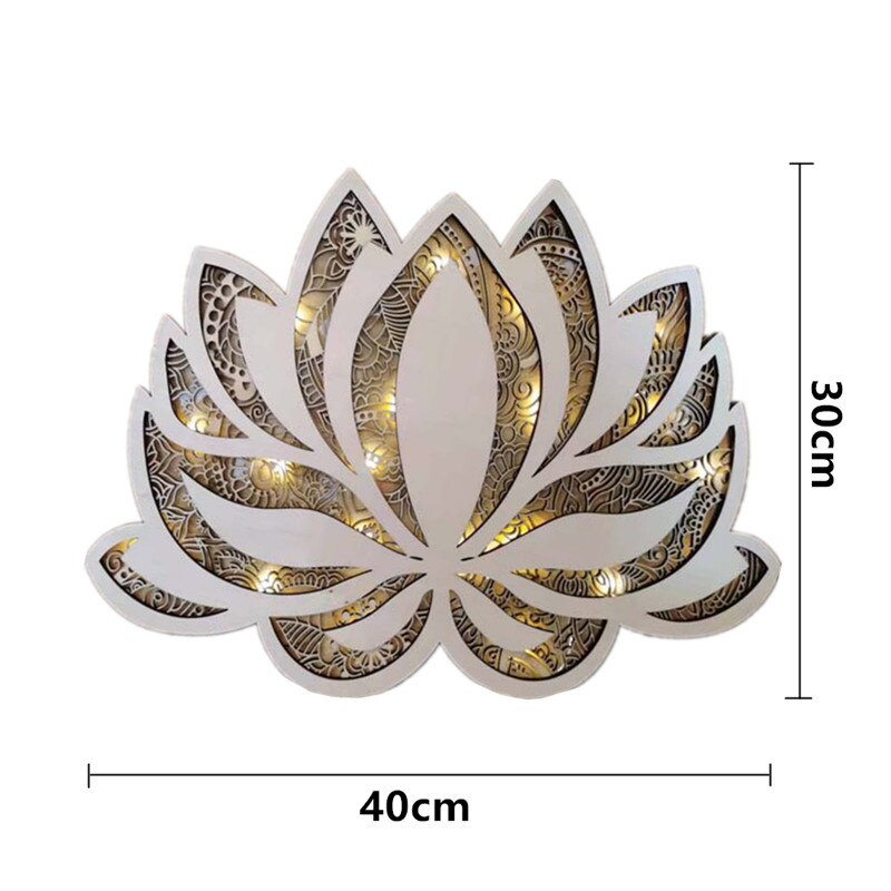 BowLift Spiritual Lotus Wall Lamp - Serenity in Light