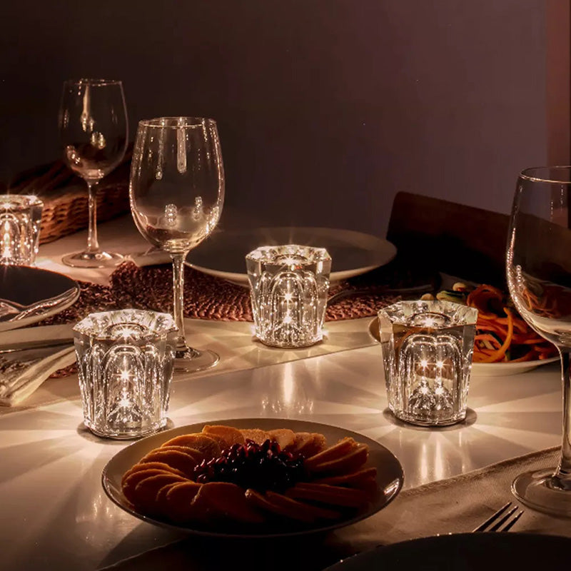 BowLift Crystal Lamp - Wireless Table Lamp for Elegant Ambient Lighting