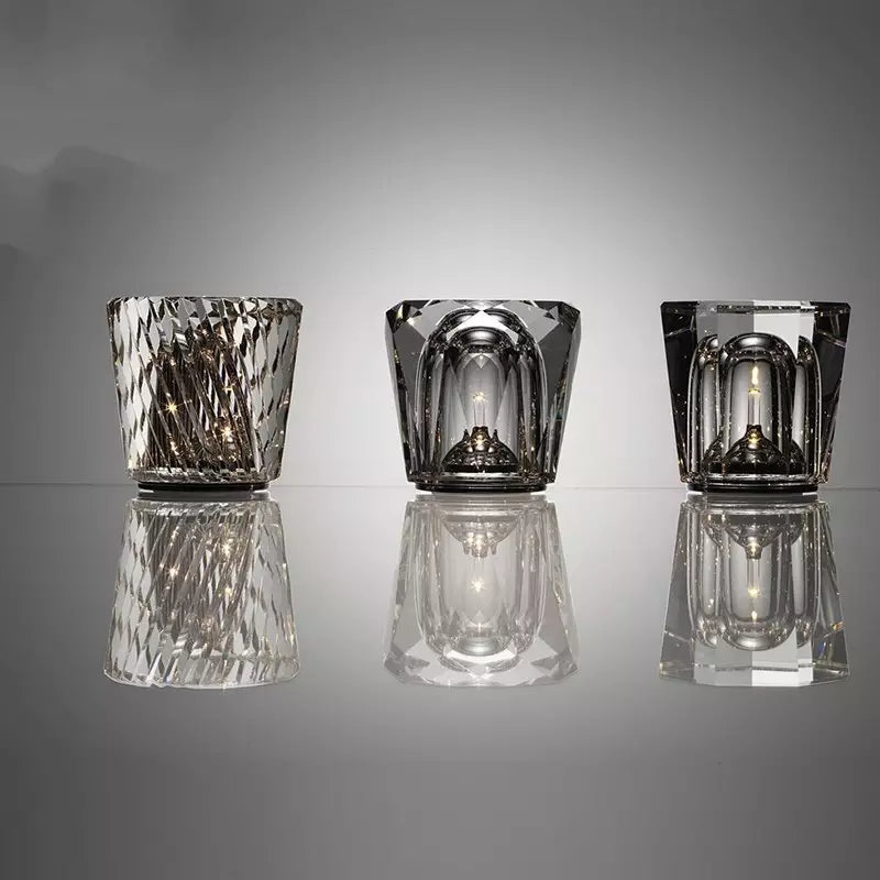 BowLift Crystal Lamp - Wireless Table Lamp for Elegant Ambient Lighting