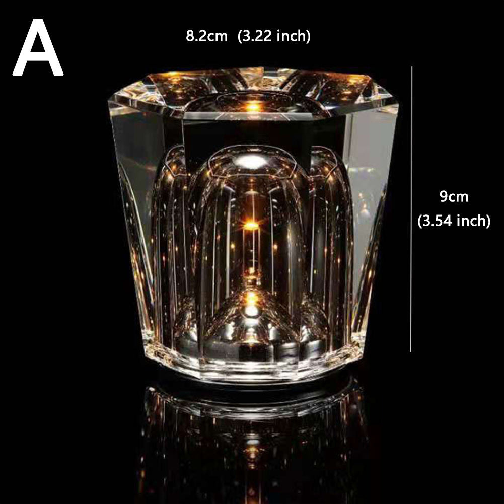 BowLift Crystal Lamp - Wireless Table Lamp for Elegant Ambient Lighting