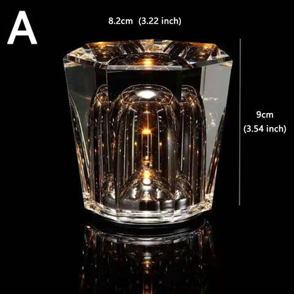 BowLift Crystal Lamp - Wireless Table Lamp for Elegant Ambient Lighting