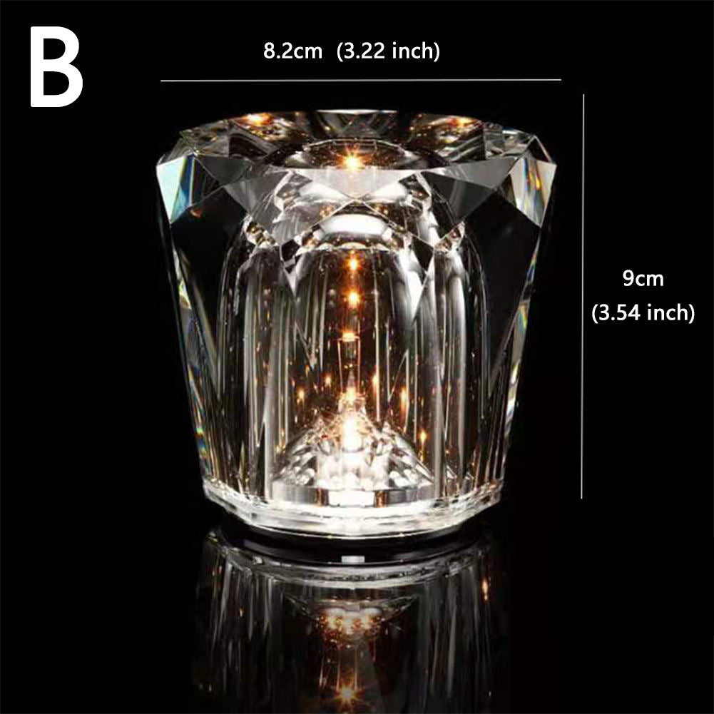BowLift Crystal Lamp - Wireless Table Lamp for Elegant Ambient Lighting