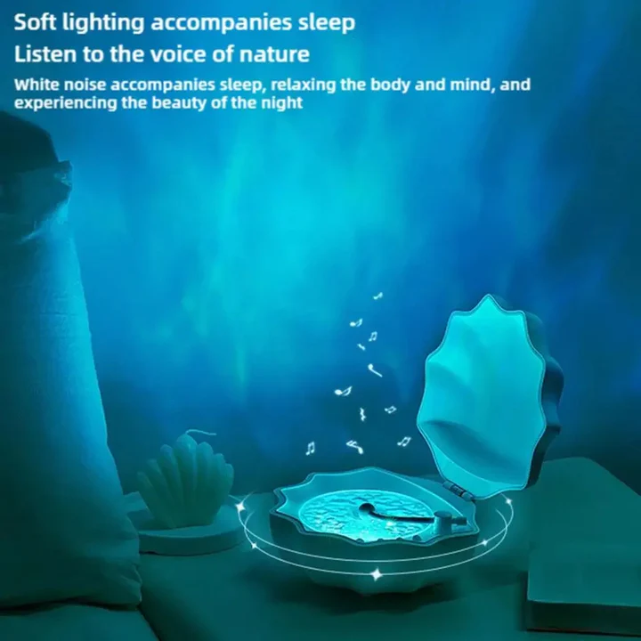 LZINA™ | Shell Bluetooth Speaker with Night Light