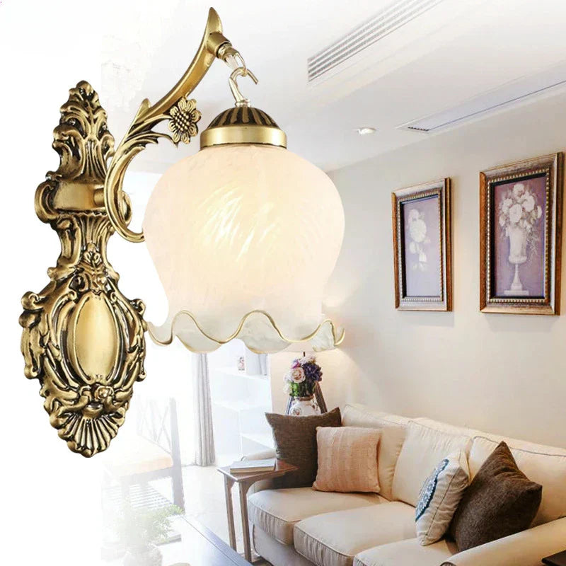 BowLift Vintage European-Style Wall Lamp – Classic Elegance for Any Space