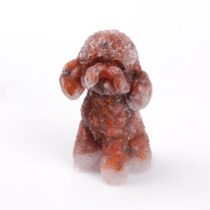 BowLift | Natural Crystal Poodle Gemstone Decoration