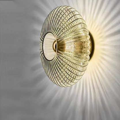 LZINA™ | Modern Glass Wall Light for a Sleek, Ambient Glow