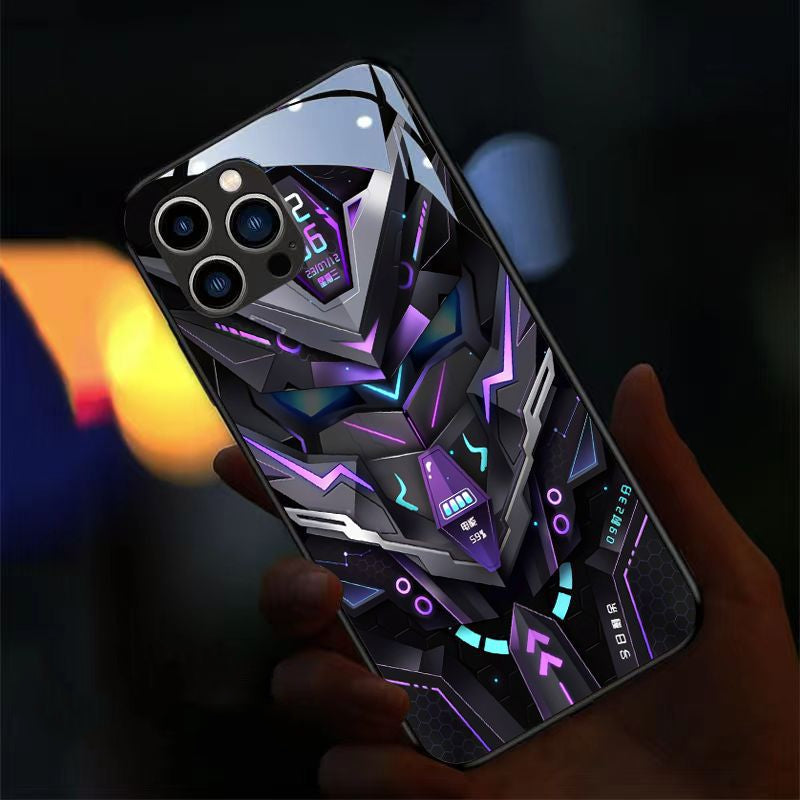 LZINA™ | Cool Mecha Apple Smart Flash Phone Case
