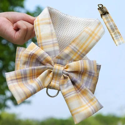 Aurélien Harness – Stylish Dog Harness with Bow Bowlift