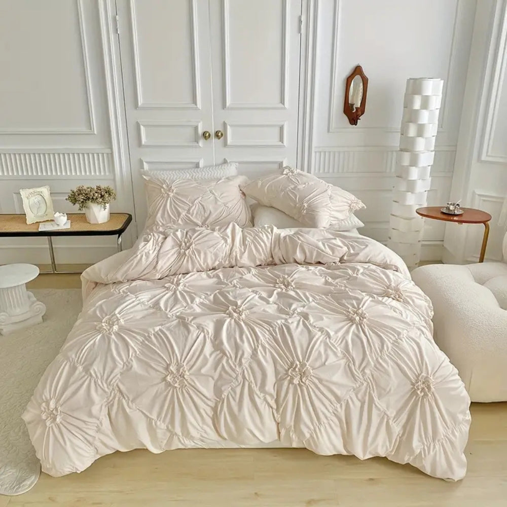 BowLift | Blanket Pleated Microfibre Bedding Set