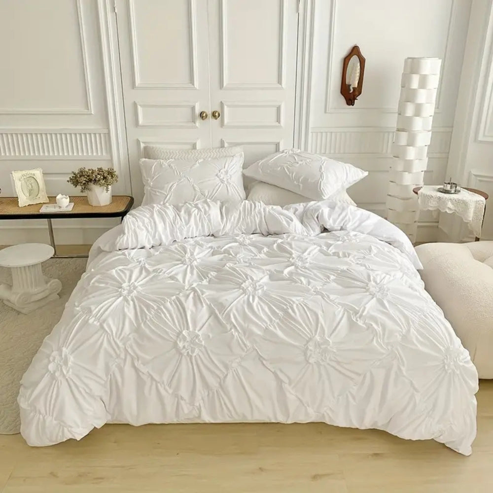 BowLift | Blanket Pleated Microfibre Bedding Set