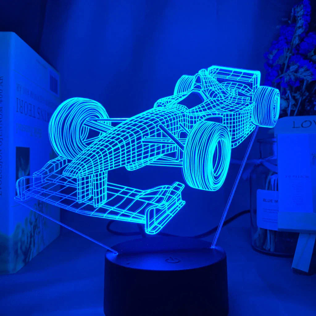 BowLift Formula 1: 3D Illusion Lamp with Color Mode