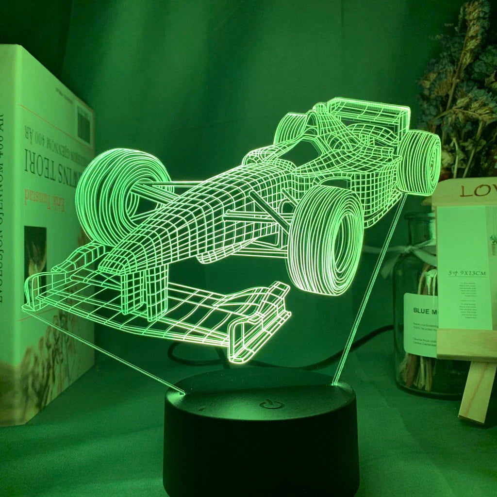 BowLift Formula 1: 3D Illusion Lamp with Color Mode