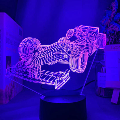 BowLift Formula 1: 3D Illusion Lamp with Color Mode