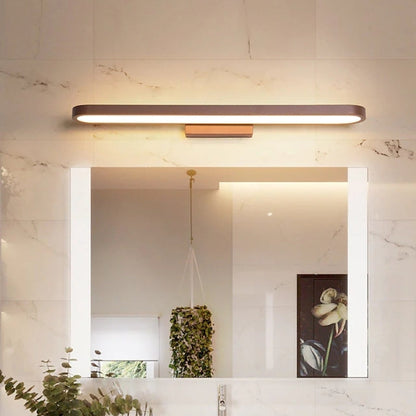 BowLift Leigh Modern Linear Wall Light – Gold Metal Fixture for Bedroom or Bathroom