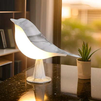 BowLift Bird Lamp Lumina — Touch-Control Ambient Night Light with Aromatherapy Diffuser