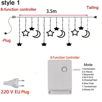 BowLift Heart-Shaped Fairy Light String