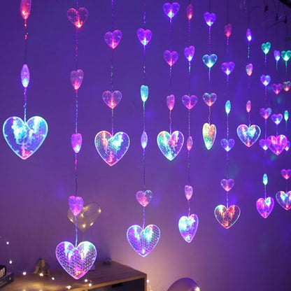 BowLift Heart-Shaped Fairy Light String