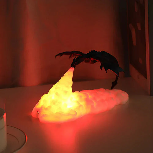 LZINA™ | LED Flame Effect Dragon Night Light