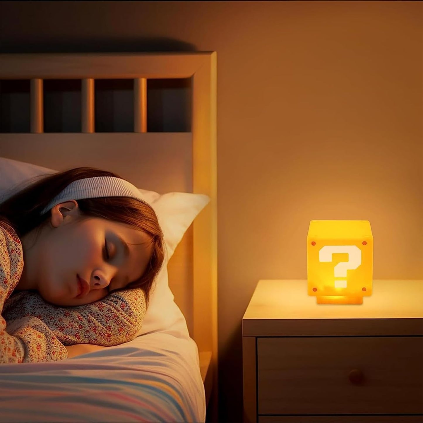 LZINA™ | Super Mario 3D LED Question Block Night Light