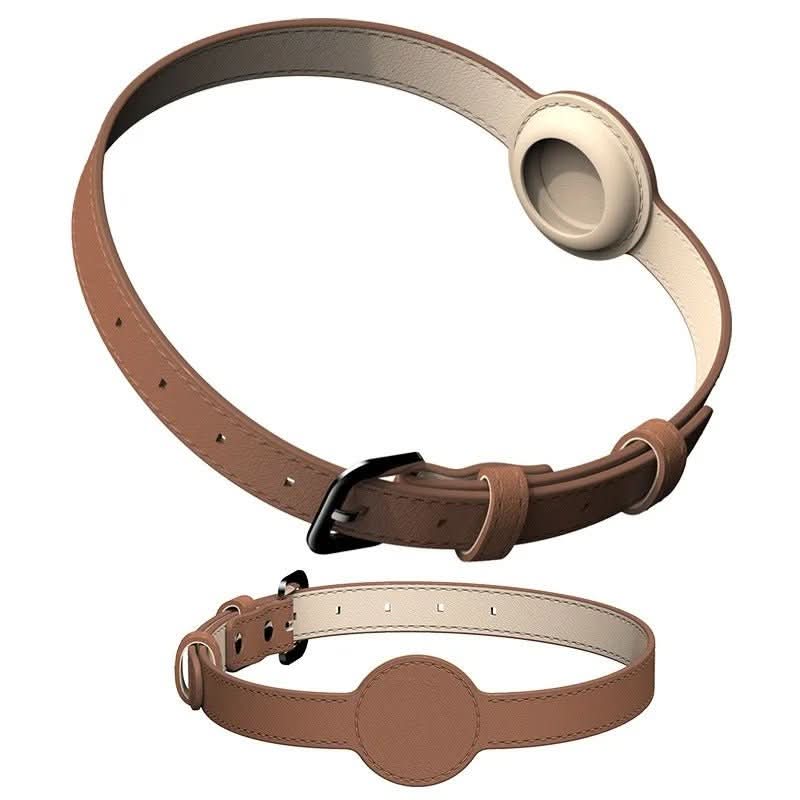 BowLift | EDOUARD – Elegant dog collar with AirTag holder & weatherproof design