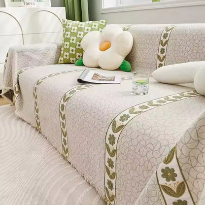BowLift | Flourish Leaf Sofa Cover