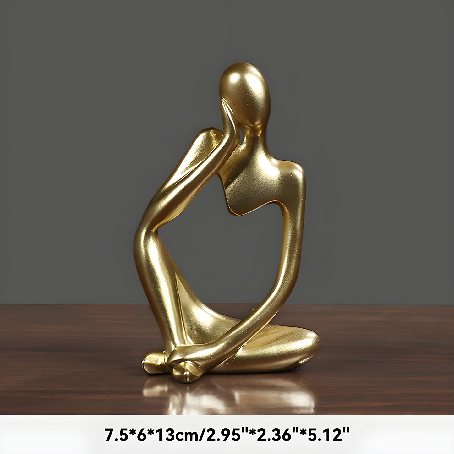 LZINA™ | Abstract Thinker Sculpture Home Decor