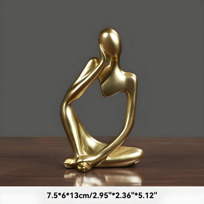 LZINA™ | Abstract Thinker Sculpture Home Decor