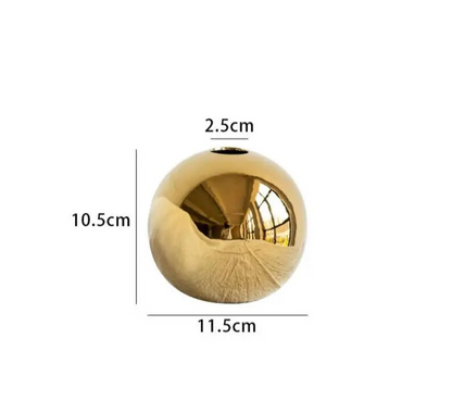 LZINA™ | Golden Ball Vase