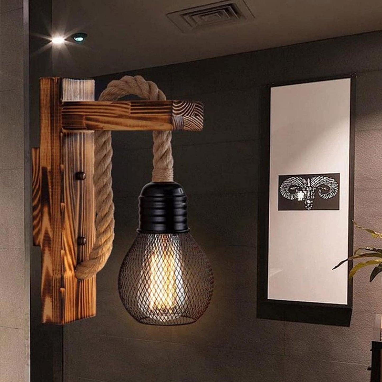 BowLift Sail Industrial Wall Lamp - Nautical-Inspired, Rugged Wall Light