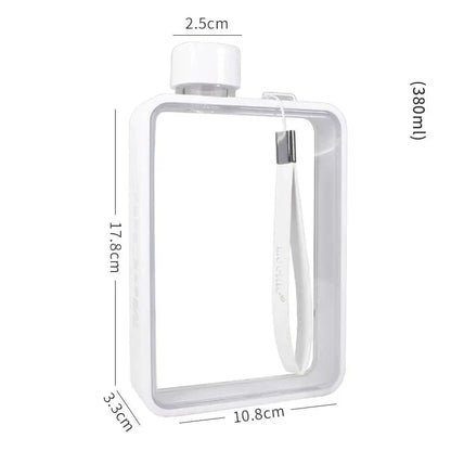 LZINA™ | Flat transparent water bottle