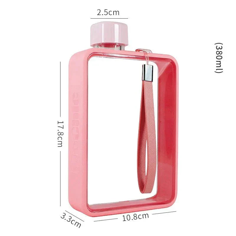 LZINA™ | Flat transparent water bottle