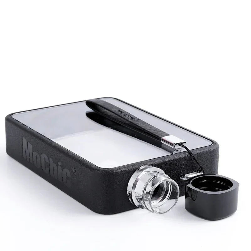 LZINA™ | Flat transparent water bottle