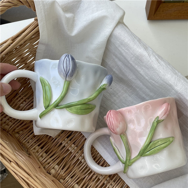 BowLift | 3D Floral Hand-painted Mug
