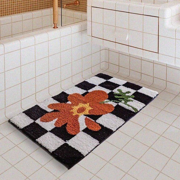BowLift | Fluffy Chessboard Carpet