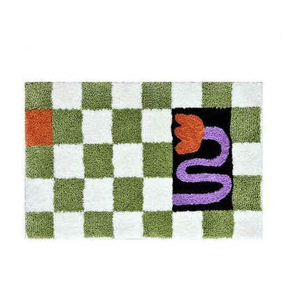 BowLift | Fluffy Chessboard Carpet
