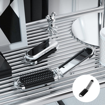 BowLift | MirrorFlex Travel Mirror Hair Brush | Foldable & Compact | Practical Styling on the Go