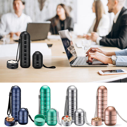 BowLift | 7-Day Portable Pill Organizer for Travel
