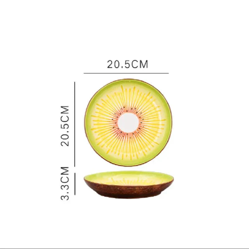 BowLift | Vegetable Shapes Ceramic Salad Plate