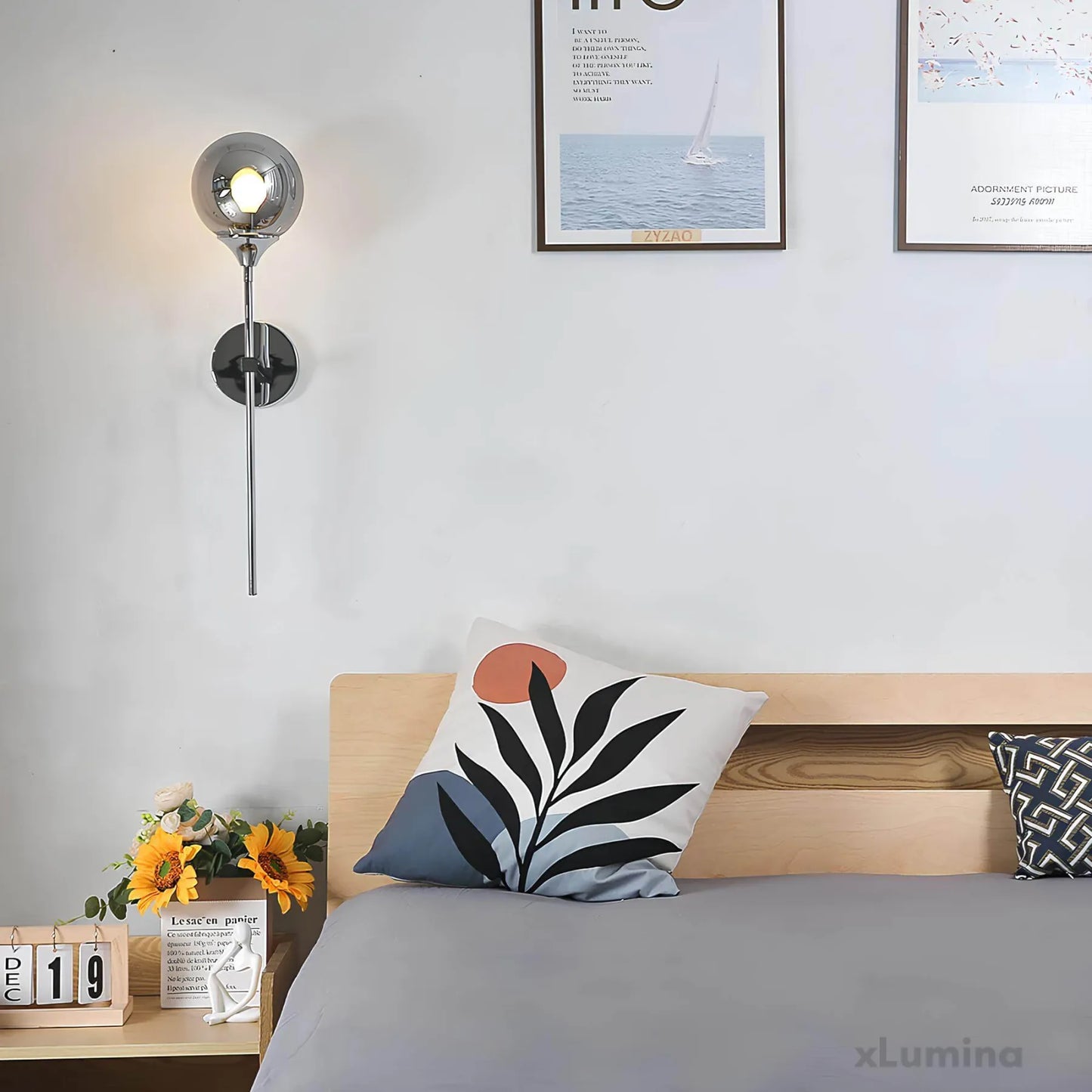 BowLift – Scandinavian Modern Glass Wall Lamp