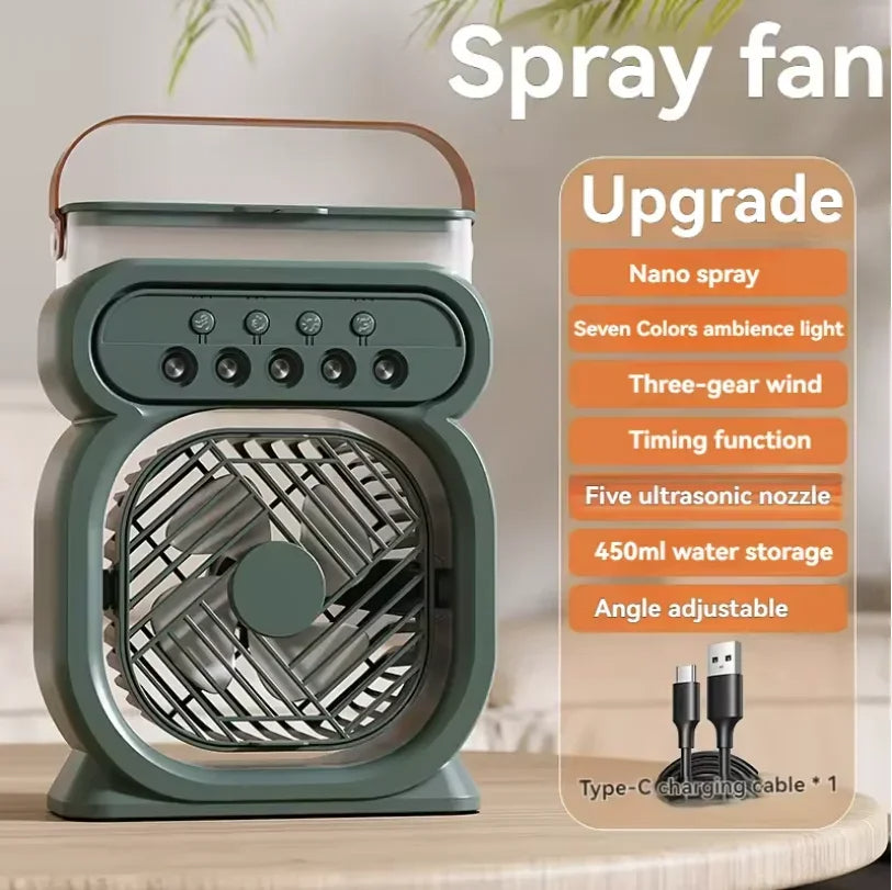 LZINA™ | 3 in 1 Portable Air Conditioner with Night Light and Humidifier