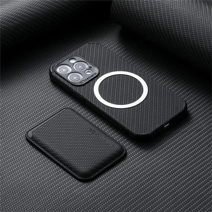 LZINA™ | MagSafe Wallet Phone Case with Carbon Fiber Protection