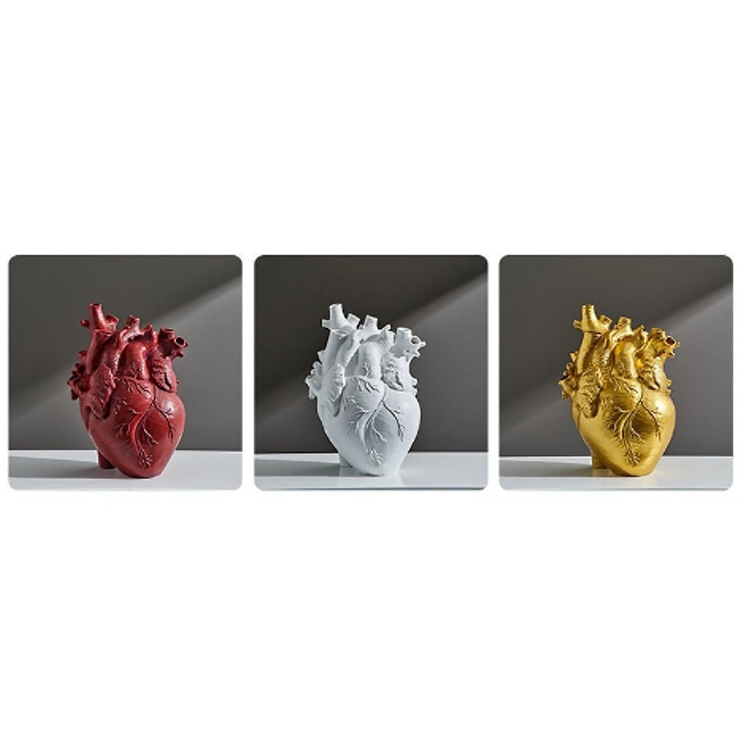LZINA™ | Heart Dry Plants Artificial Vase