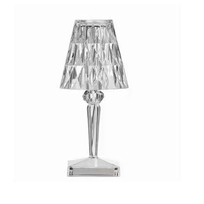 BowLift CrystaLamp: Diamond-Crystal LED Table Lamp