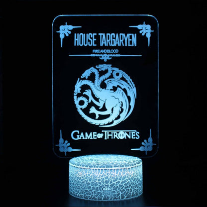 BowLift 3D Lamp - House Targaryen, Game of Thrones