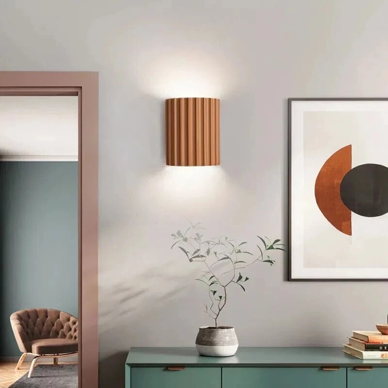 BowLift WarmthAura: Resin Wall Lamp for a Cozy, Inviting Glow